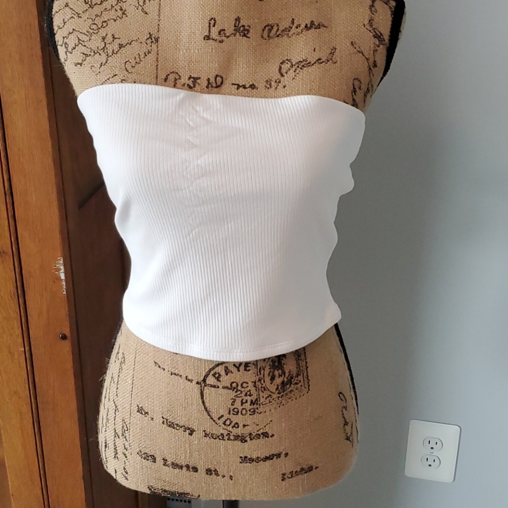 White tube top